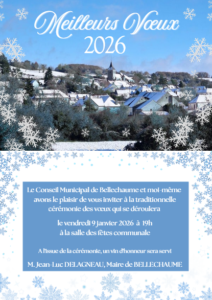 Voeux du Maire 2026 @ Salle des fêtes communale