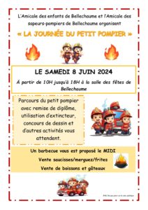 Journée du petit pompier - amicale des enfants @ salle des fêtes