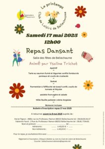 Repas Dansant ~ Club de Loisirs @ Salle des Fêtes